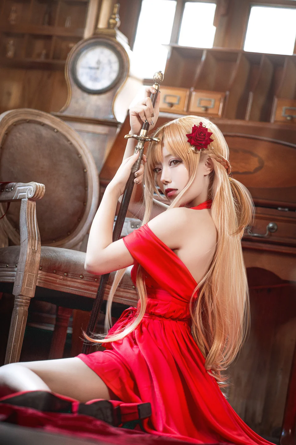 切切celia - 刀剑神域·亚丝娜 礼服 [28P-534MB] tg@simisebaisi 【丝足阁】009.webp